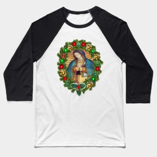 Guadalupe Our Lady of Virgin Mary Mexico Catholic Shirt Baseball T-Shirt